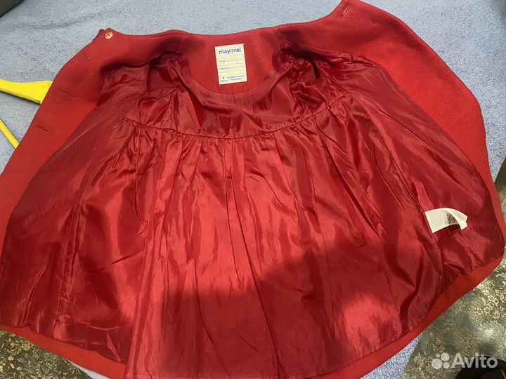 Пальто для девочки 104