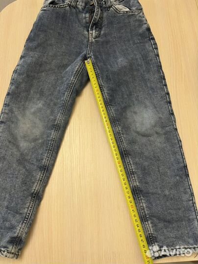 Джинсы с утеплителем флис