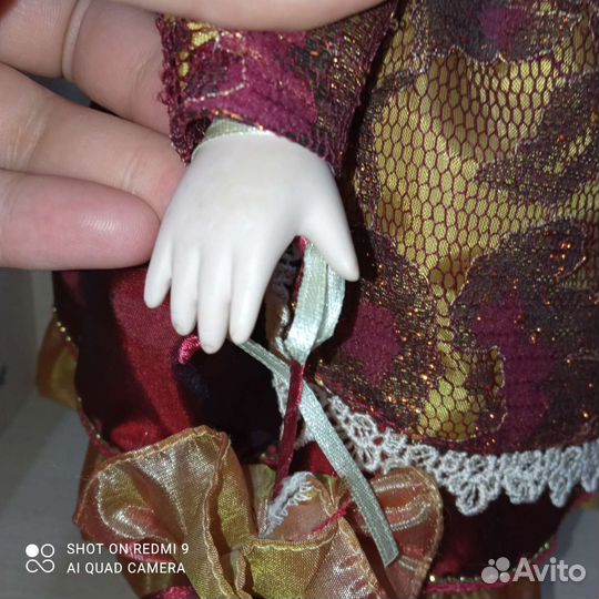 Кукла фарфоровая remeco collection 368, Лиза