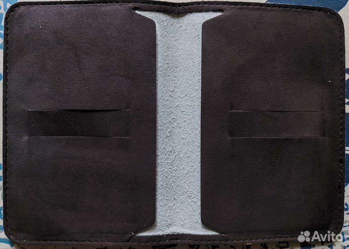 Обложка на паспорт кожа с принтом