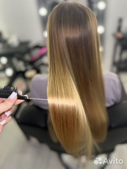 Наращивание волос/кератин /ботокс