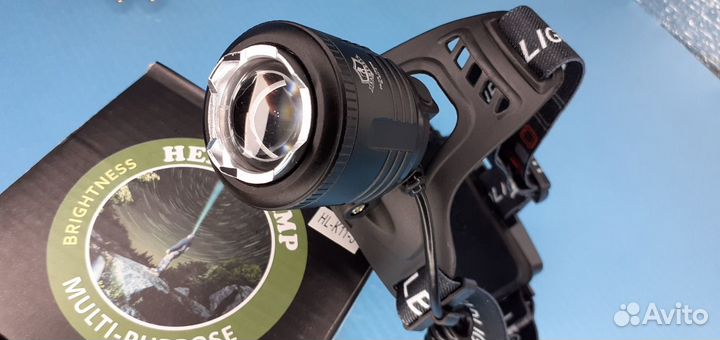 Тактический налобный фонарь Следопыт +Уф излучение