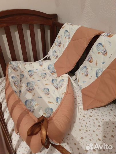 Бортики в кроватку и гнёздышко