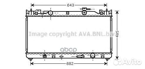 Радиатор основной AVA TO2282 TO2282 Ava
