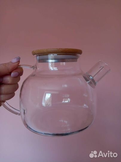 Стеклянный заварочный чайник