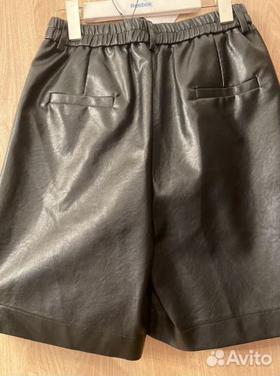 Шорты из экокожи, 44-46 р