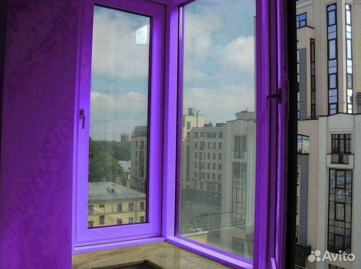 Пластиковые окна окрашенные в массе – ART