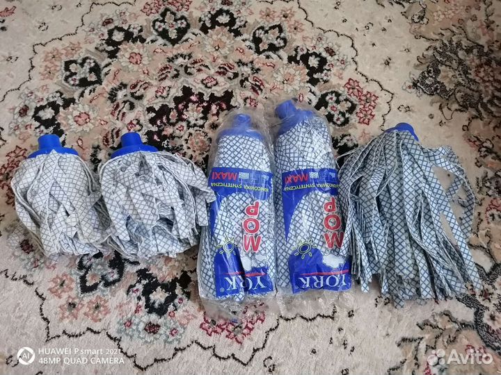 Тряпка для швабры, на круглую трубу