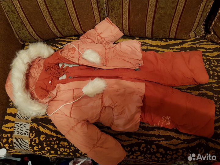 Комбинезон зимний для девочки, р. 92-104