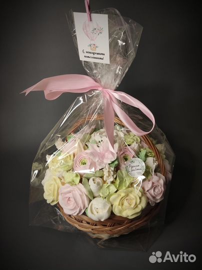 Зефирные букеты / Зефир ручной работы