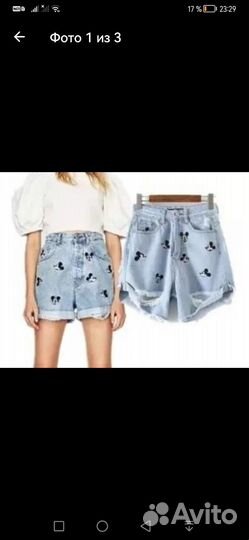 Шорты джинса 44р и велюр 44-46р