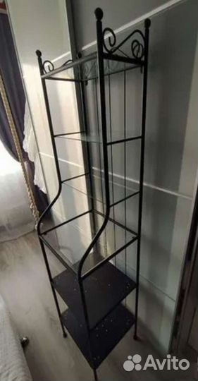 Стеллаж черный икеа IKEA rönnskär рёншэр