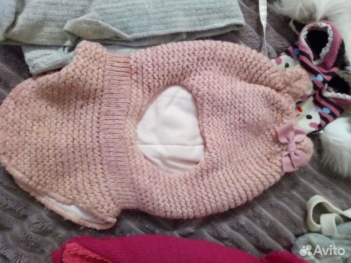 Шапка шлем и шапки на 1-2.5 года