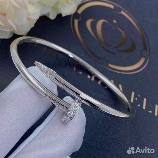 Браслет Cartier Juste un Clou Белое золото, 0,48ct