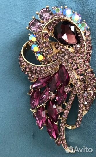 Брошь винтаж, шикарная