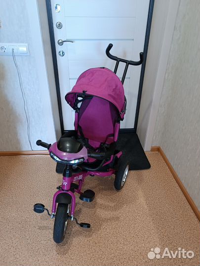 3х колесный велосипед с ручкой