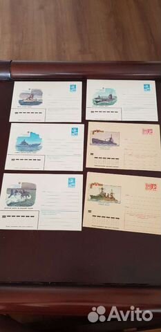 Коллекция конвертов корабли