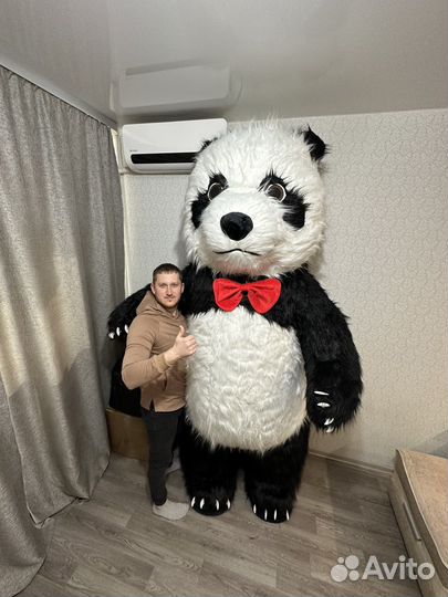 Аэро костюм панды надувная панда ростовая кукла