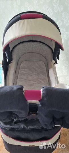 Коляска 2в1 adamex carbon