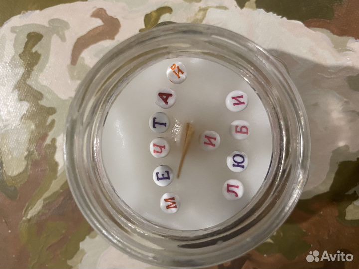 Свечка ручной работы