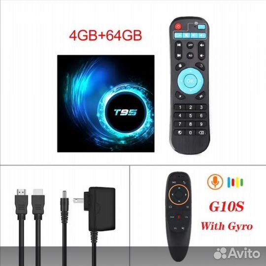 Тв приставка прошитая T95 Андроид SMART TV WiFi-5G