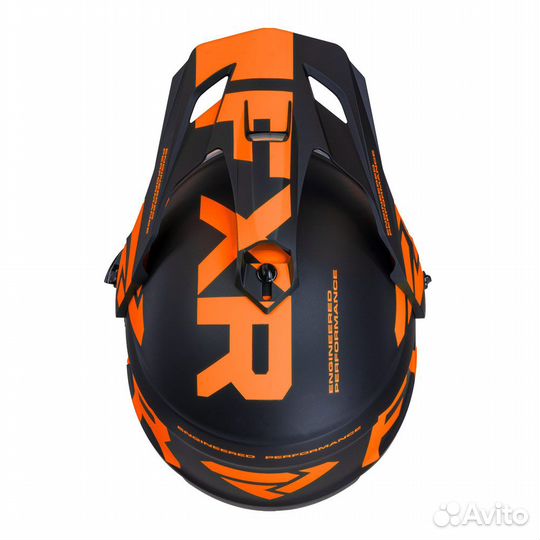 Мотошлем FXR Torque X Team Blk/Orange + подшлемник