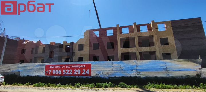 2-к. квартира, 58 м², 3/3 эт.