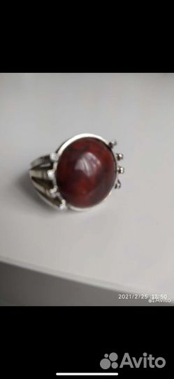 Перстень мужской серебро