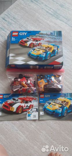 Lego city 60256 гоночные автомобили