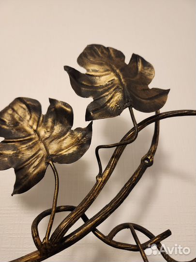 Кованный держатель для вина и бокалов