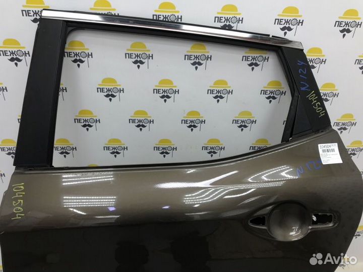 Дверь задняя левая Nissan Qashqai J11E 1.5 K9K 636