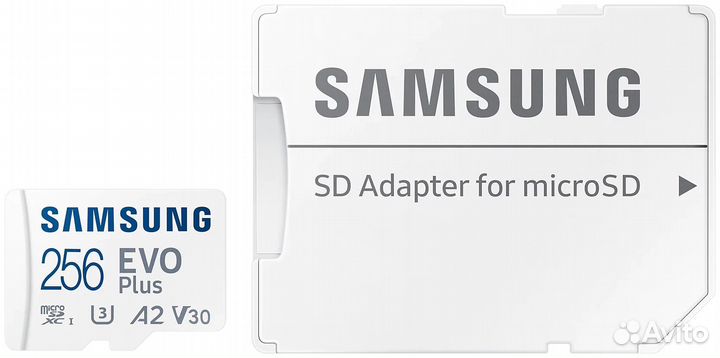 Карта памяти micro sd 256 GB samsung EVO Plus