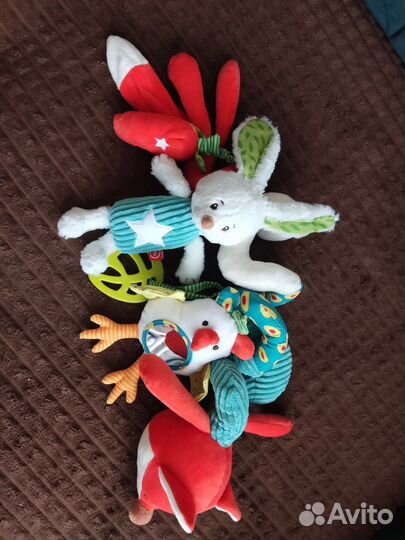 Игрушка-спираль лисичка Люся