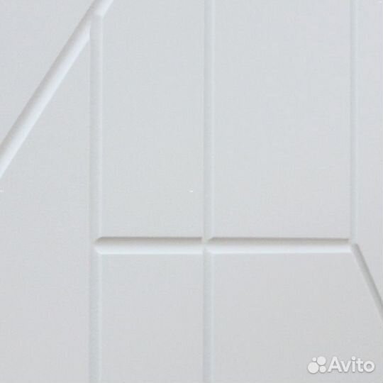 Дверь входная Белая металлическая шумо-изоляционная