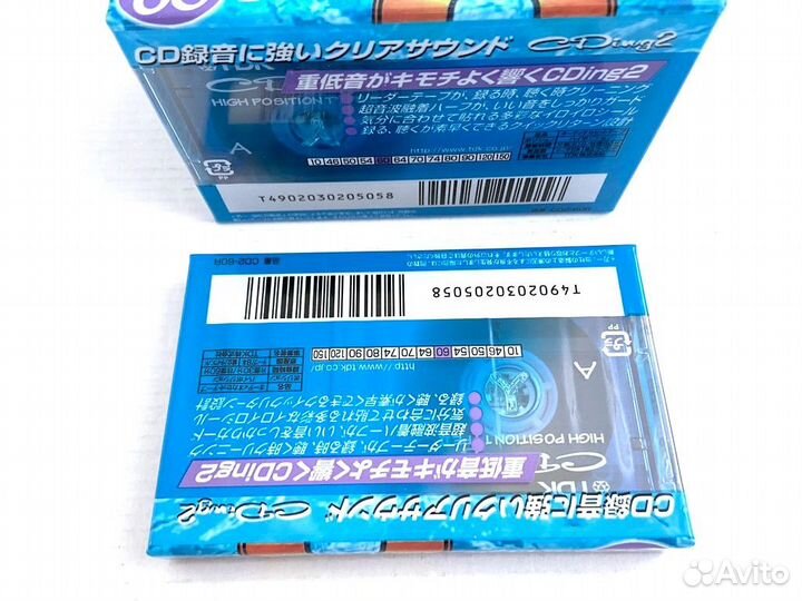 Аудиокассета кассета TDK CDing 2 60 - 1998 г