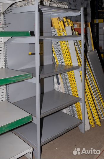 Стеллаж металлический торговый для магазина