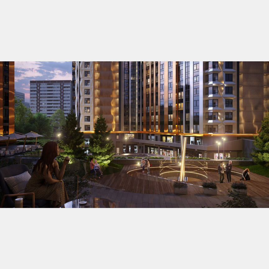 2-к. квартира, 64,3 м², 12/50 эт.