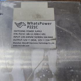 Блок питания p221c whatspower whatsminer