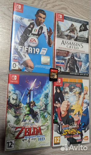 Игры на Nintendo switch + оригинальные joy con