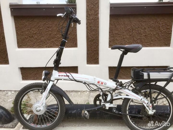 Электровелосипед leonine, складной