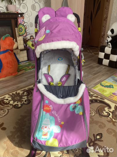 Санки коляска nika kids