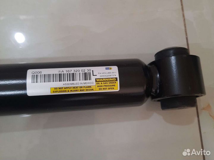 Задний амортизатор W167