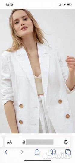 Жакет хлопок на лето