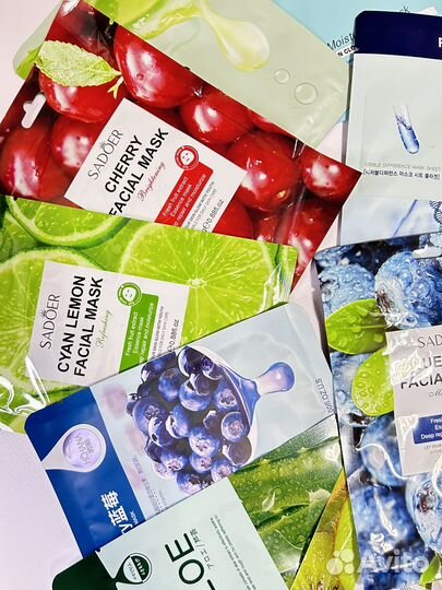 Тканевые маски для лица