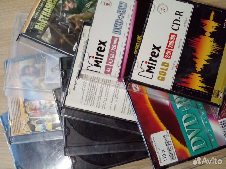 Коробочки / Футляры для CD / DVD дисков 100 шт