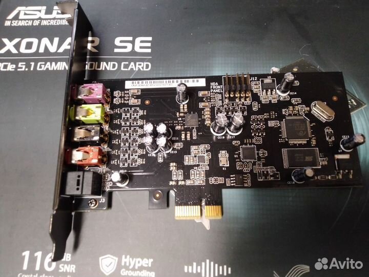 Звуковая карта Asus PCI Xonar SE