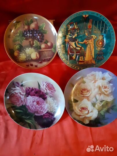 Вазочки для цветов,тарелки настенные.Стекло,керам