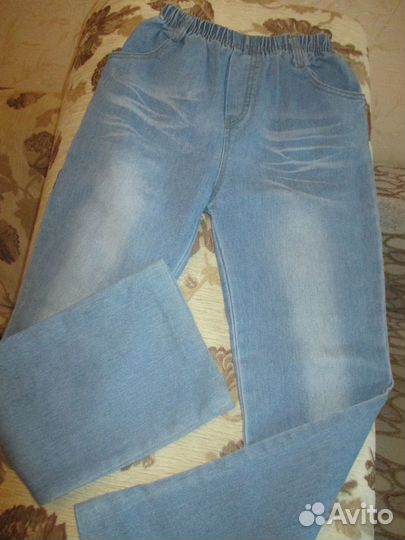 Джинсовая тройка на девочку