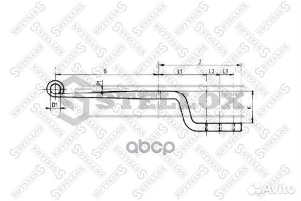 84-55601-SX полурессора 1/48x48x100 530+470/32