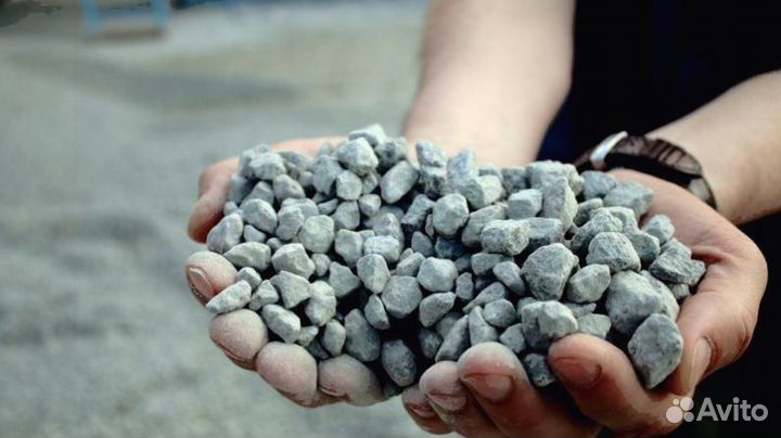 Щебень гравийный + доставка